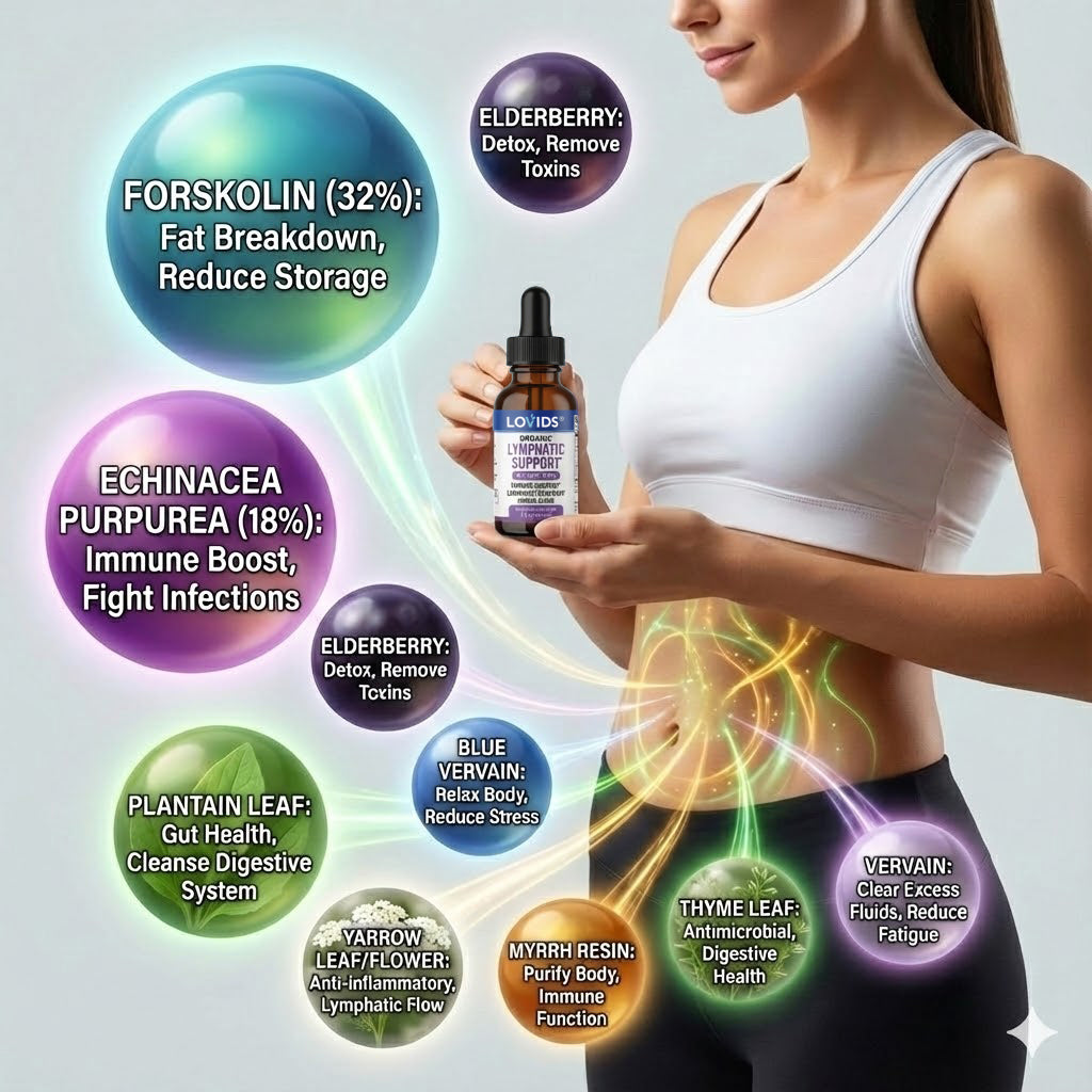 𝐋𝐨𝐯𝐢𝐝𝐬®Organic Lymphatic Support Herbal Blend Drops（𝑆𝑢𝑝𝑝𝑜𝑟𝑡𝑠 𝑁𝑎𝑡𝑢𝑟𝑎𝑙 𝐼𝑚𝑚𝑢𝑛𝑖𝑡𝑦, 𝐷𝑒𝑡𝑜𝑥 𝐵𝑎𝑙𝑎𝑛𝑐𝑒 & 𝐻𝑒𝑎𝑙𝑡ℎ𝑦 𝑊𝑒𝑖𝑔ℎ𝑡 𝑀𝑎𝑛𝑎𝑔𝑒𝑚𝑒𝑛𝑡））