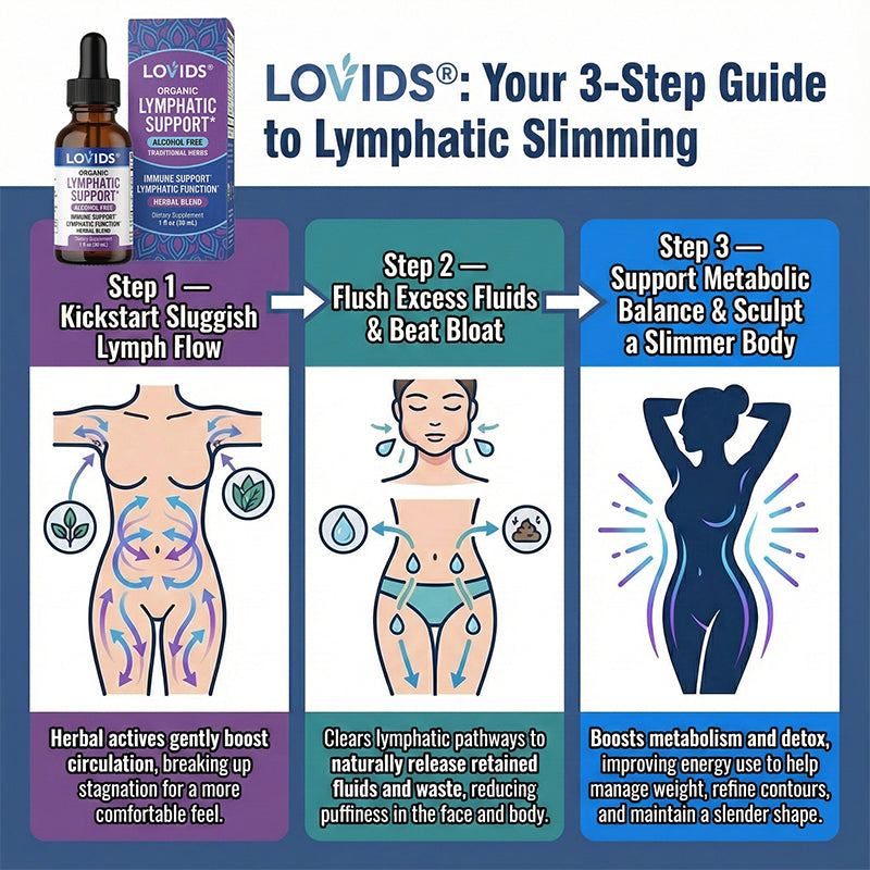 𝐋𝐨𝐯𝐢𝐝𝐬®Organic Lymphatic Support Herbal Blend Drops（𝑆𝑢𝑝𝑝𝑜𝑟𝑡𝑠 𝑁𝑎𝑡𝑢𝑟𝑎𝑙 𝐼𝑚𝑚𝑢𝑛𝑖𝑡𝑦, 𝐷𝑒𝑡𝑜𝑥 𝐵𝑎𝑙𝑎𝑛𝑐𝑒 & 𝐻𝑒𝑎𝑙𝑡ℎ𝑦 𝑊𝑒𝑖𝑔ℎ𝑡 𝑀𝑎𝑛𝑎𝑔𝑒𝑚𝑒𝑛𝑡））