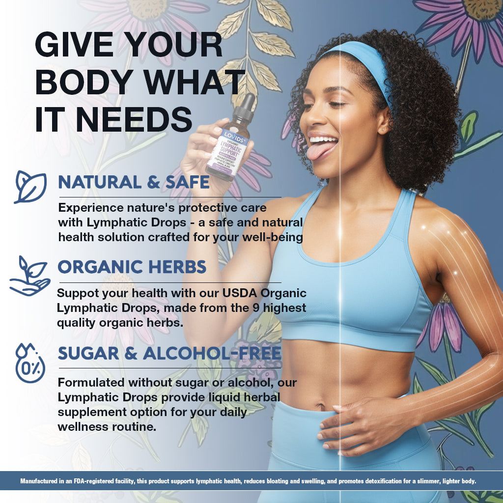 𝐋𝐨𝐯𝐢𝐝𝐬®Organic Lymphatic Support Herbal Blend Drops（𝑆𝑢𝑝𝑝𝑜𝑟𝑡𝑠 𝑁𝑎𝑡𝑢𝑟𝑎𝑙 𝐼𝑚𝑚𝑢𝑛𝑖𝑡𝑦, 𝐷𝑒𝑡𝑜𝑥 𝐵𝑎𝑙𝑎𝑛𝑐𝑒 & 𝐻𝑒𝑎𝑙𝑡ℎ𝑦 𝑊𝑒𝑖𝑔ℎ𝑡 𝑀𝑎𝑛𝑎𝑔𝑒𝑚𝑒𝑛𝑡））
